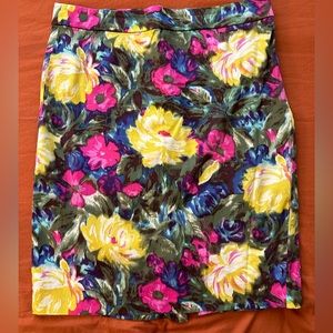 J.Crew floral Pencil skirt